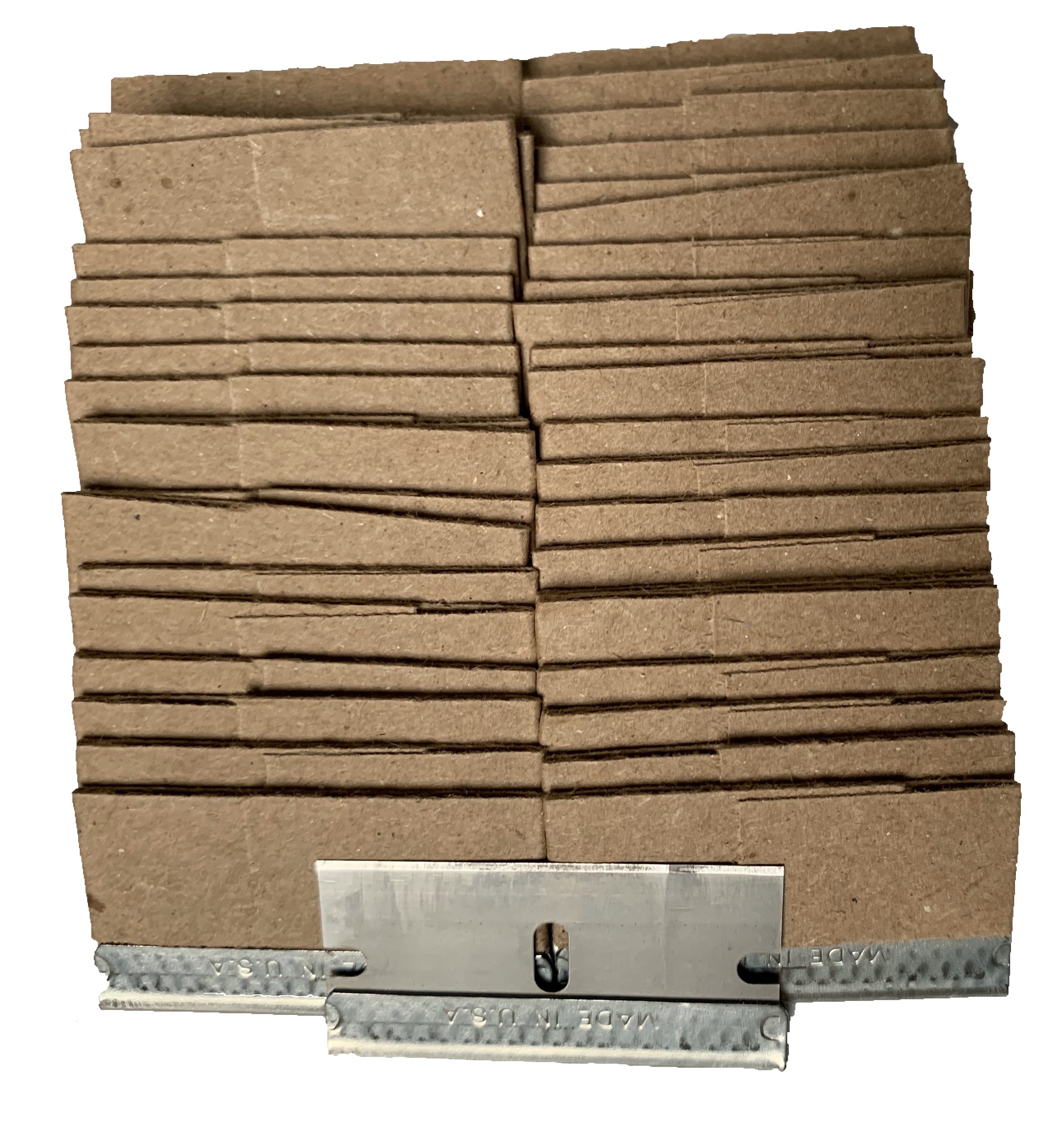 100 Lames pour grattoir 4 cms